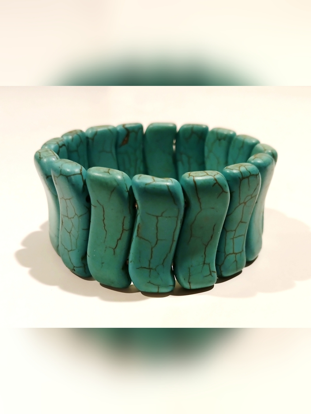 Vintage Stretch Turquoise  Bracelet